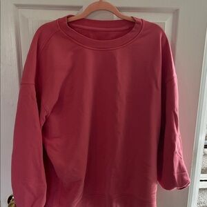 Lululemon Pink Sweatshirt (probably a L look at measurements in pictures)